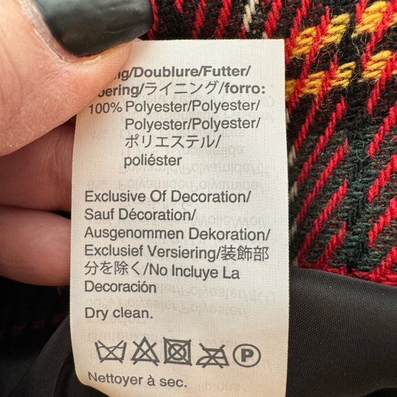 J. CREW WOMEN'S LUREX STEWART TARTAN MINI SKIRT - Picture 6 of 8